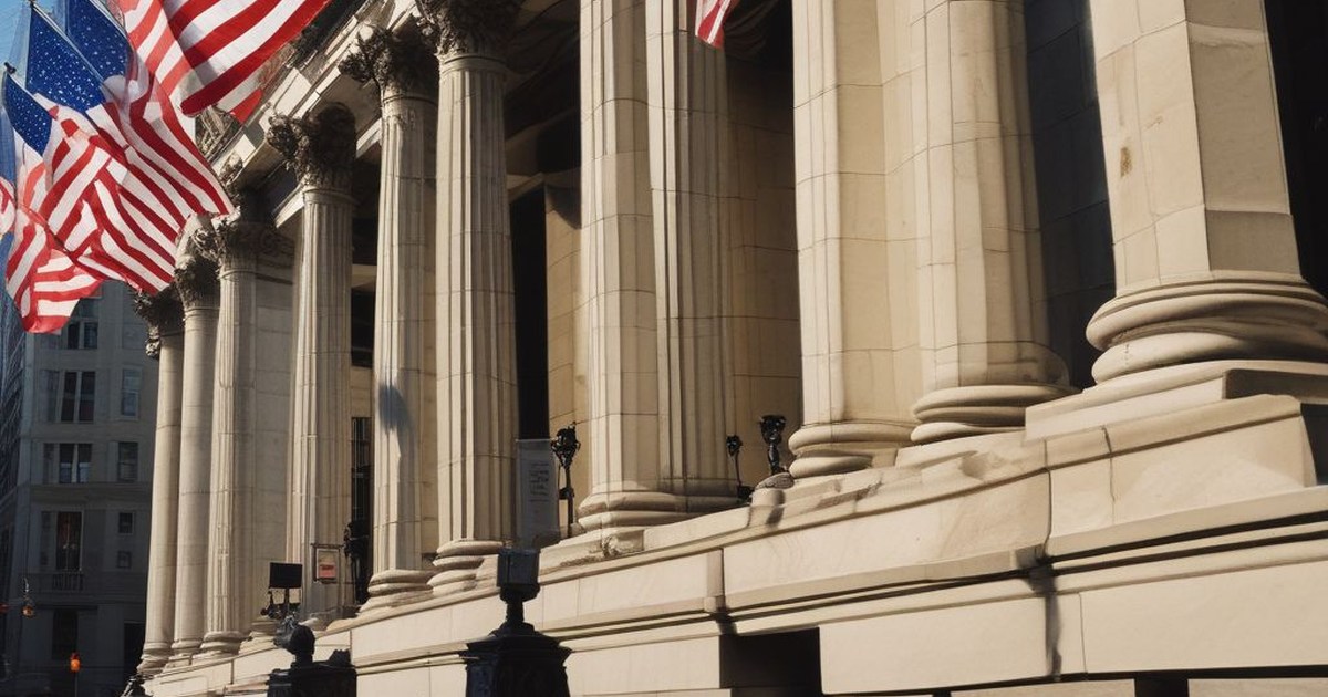 Wall Street ve ABD hisse senedi borsaları işlem ekranları ve finans binaları
