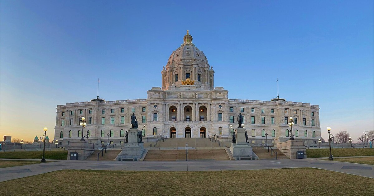 Minnesota eyalet binası ve seçim sandıkları
