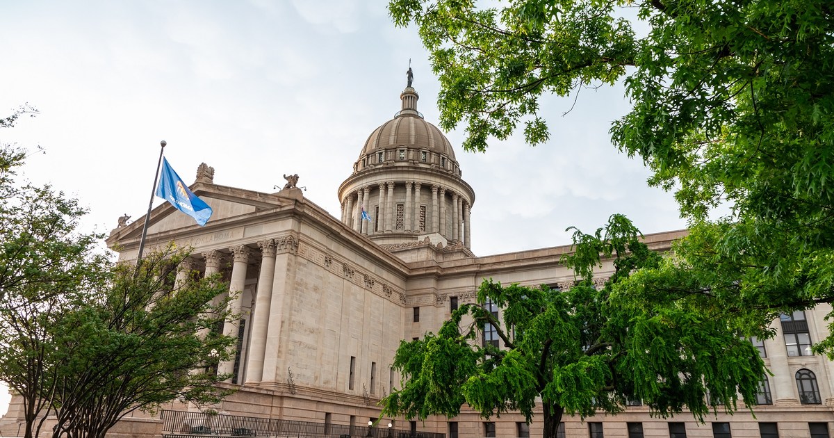 Oklahoma Eyalet Mahkemesi binası dış görünümü