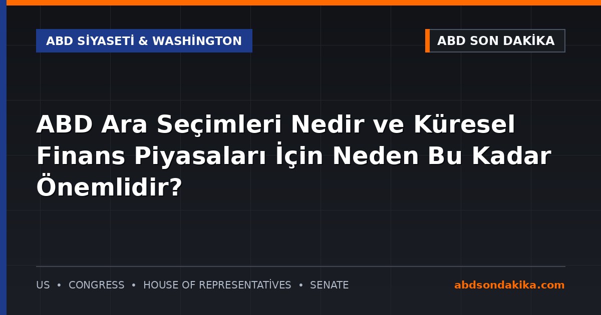 ABD Kongre binası Washington DC ara seçimleri ve siyaset