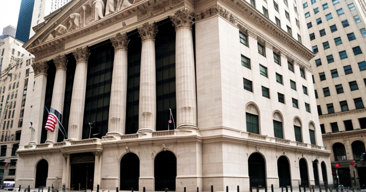 Wall Street borsa binası ve finansal grafikler