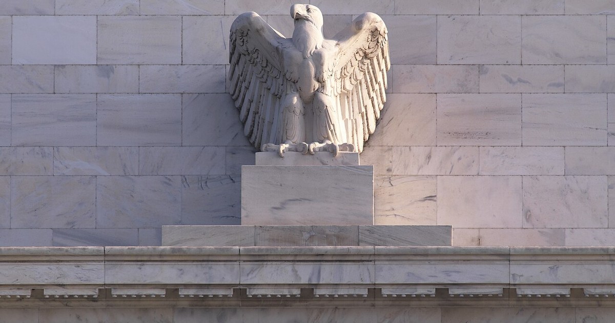 ABD Merkez Bankası Fed binası ve Washington görünümü