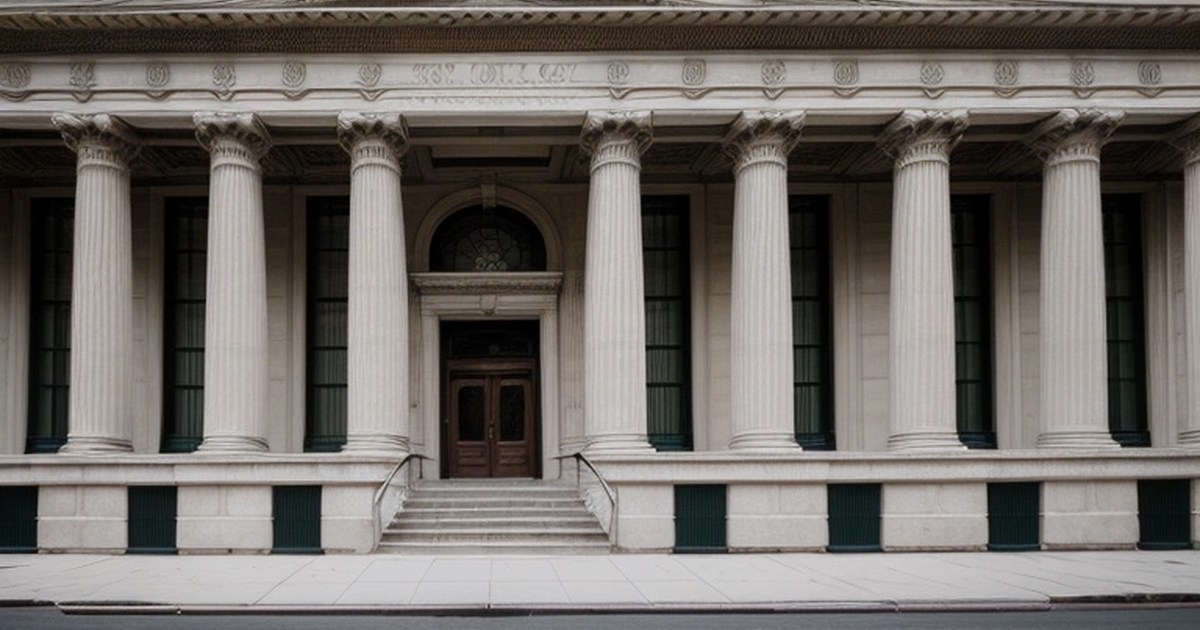 New York Borsası ve finansal piyasaları temsil eden borsa binası
