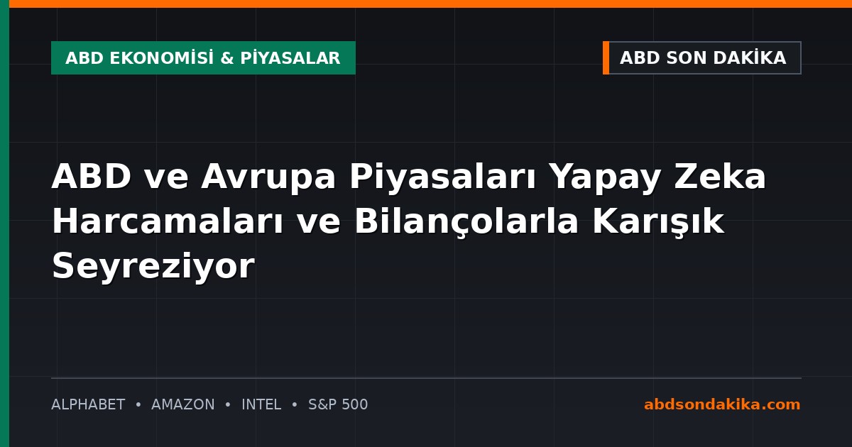 Wall Street borsa binası ve finans piyasalarını gösteren genel görünüm