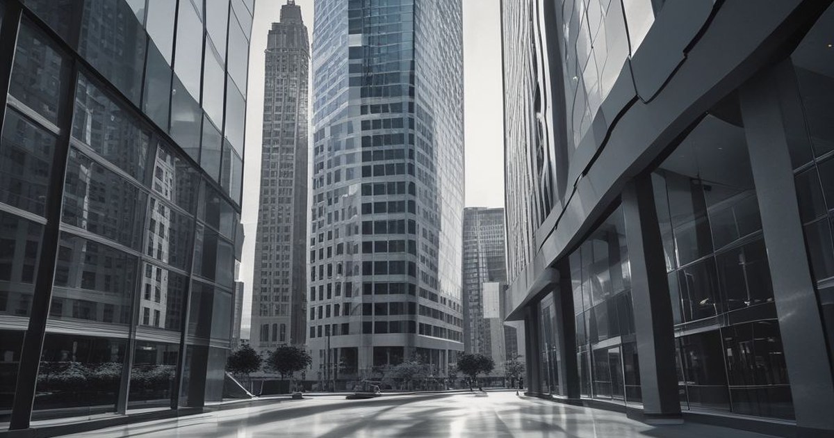 ABD Merkez Bankası Fed binası ve Washington DC finans bölgesi