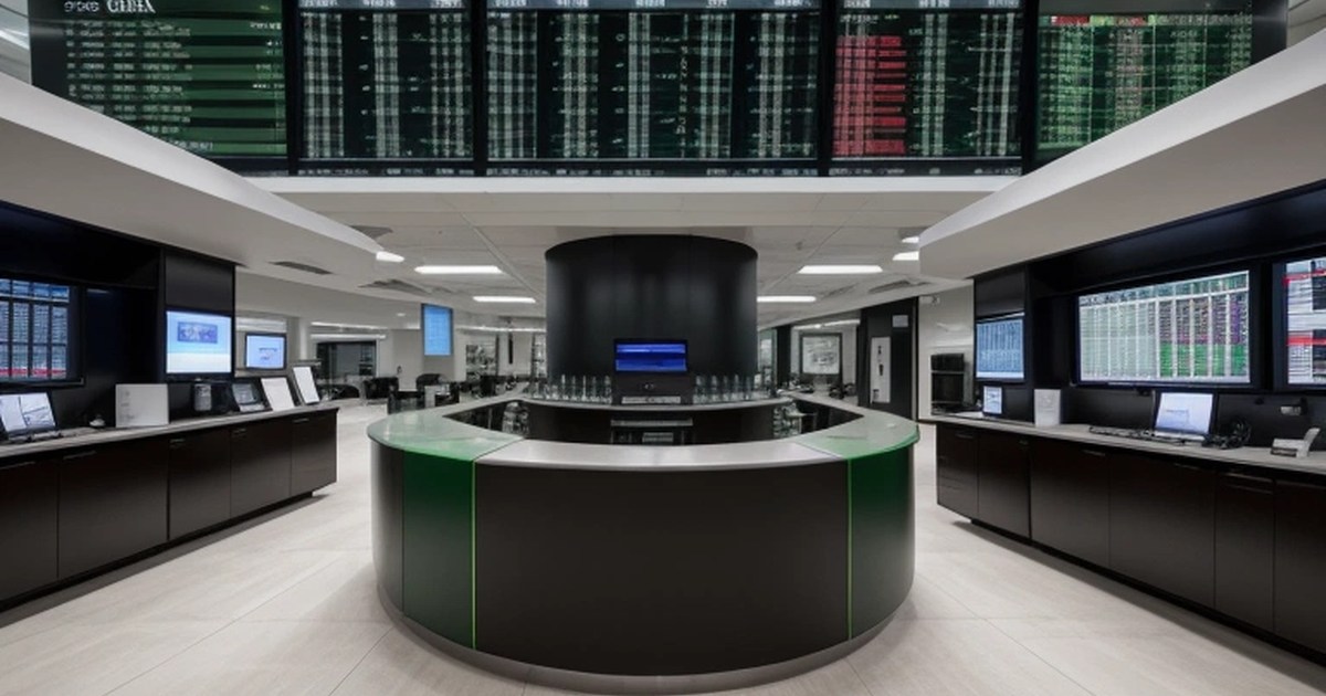 Wall Street borsa ekranları ve teknoloji hisselerinin grafik görünümü