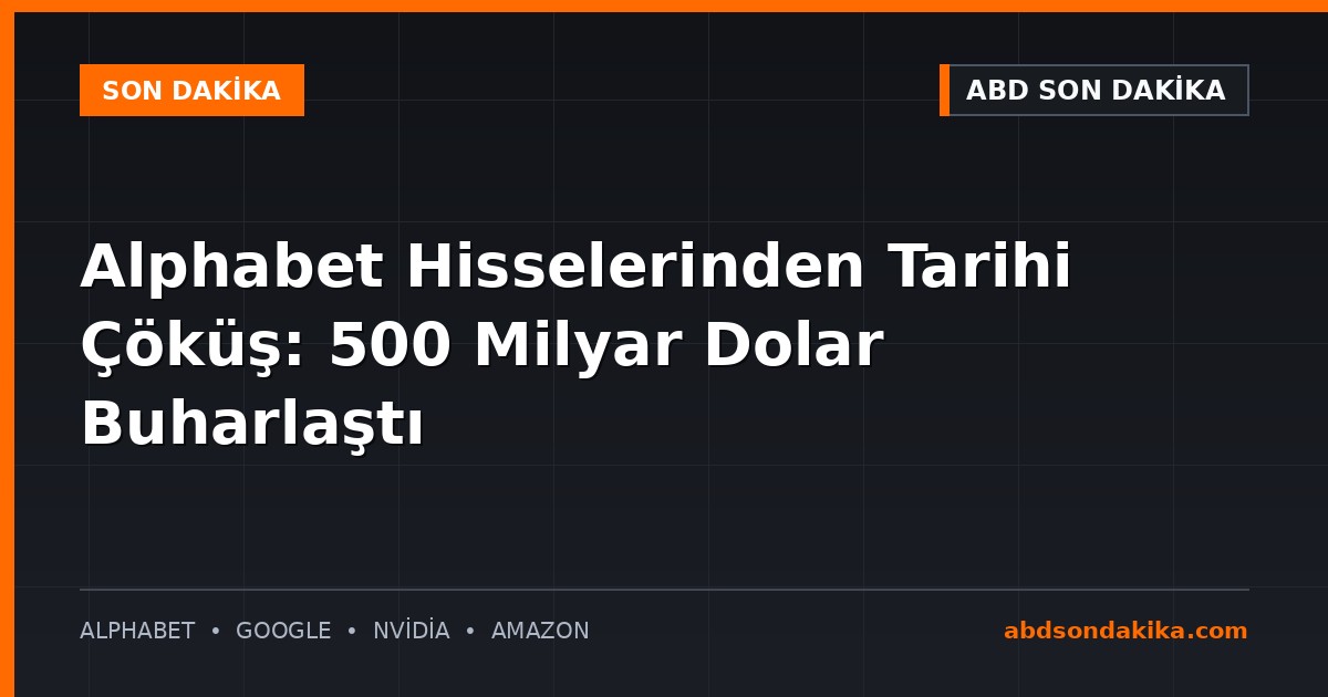 Wall Street borsa ekranları önünde endişeyle işlem yapan yatırımcılar ve teknoloji hisselerindeki düşüş grafiği