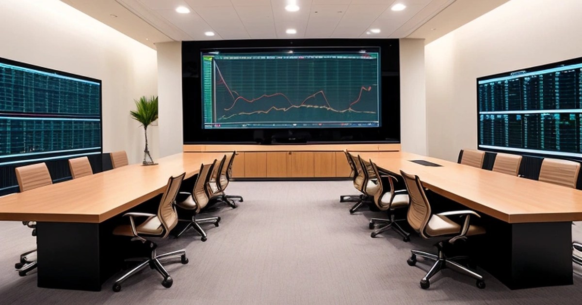 Finansal piyasalarda altın ve borsa verilerini gösteren ekranlar