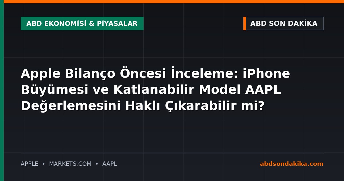 Apple teknoloji ürünleri ve borsa finans grafikleri