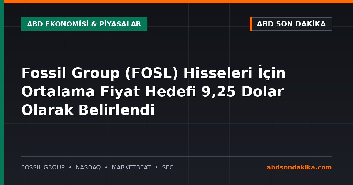 Fossil Group mağazası ve saat ürünleri
