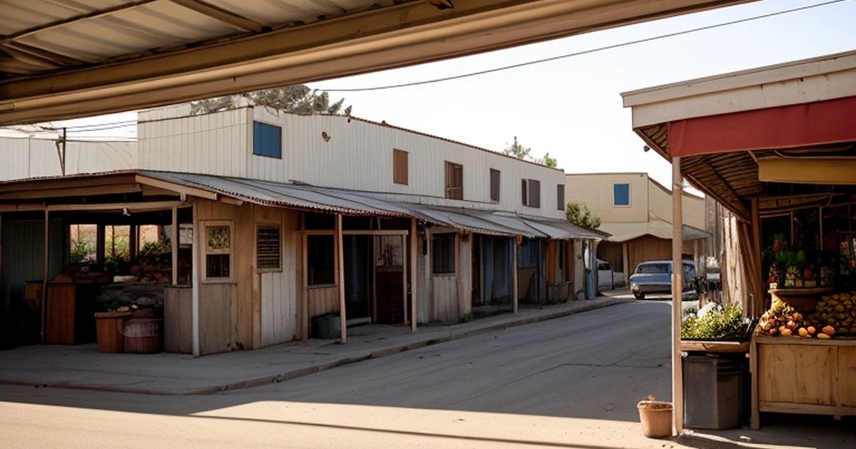 California Fresno'da boşalan bir açık hava pazarı ve göçmenlik operasyonlarının etkisi.
