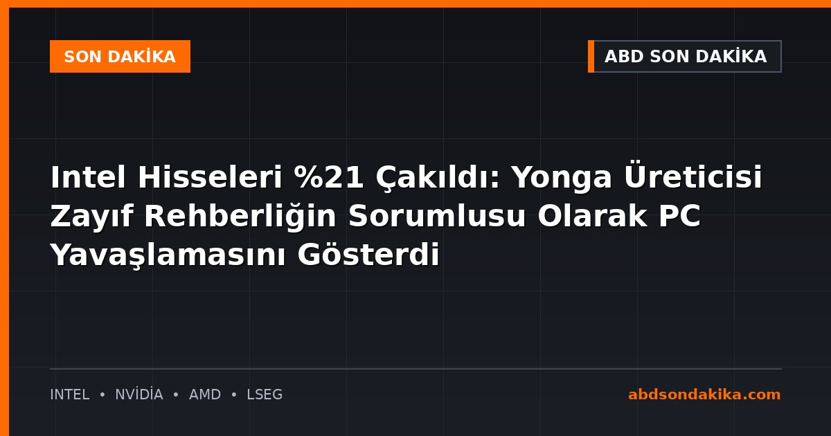 Intel logosu ve çip üretim tesisleri
