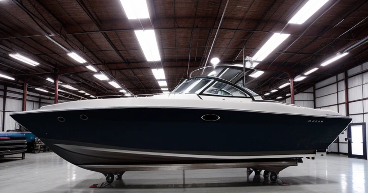 Mastercraft Boat Holdings şirketinin üretim tesisinden bir görünüm