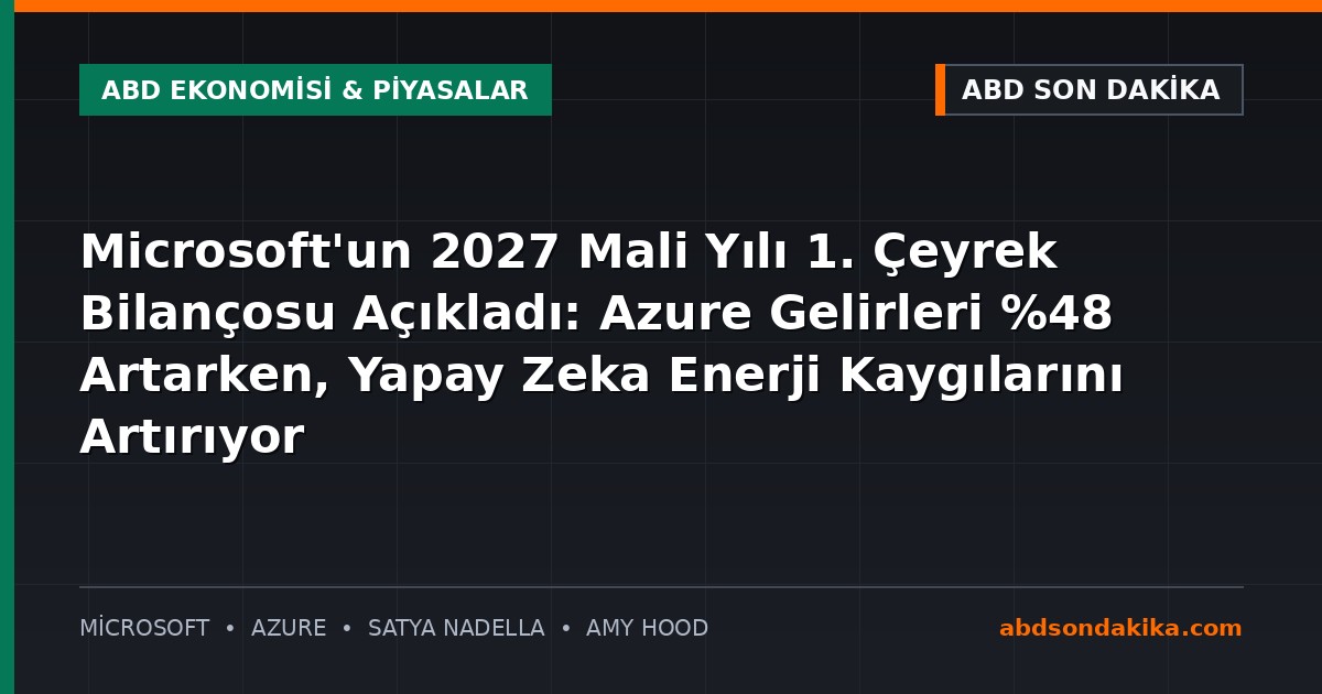Microsoft genel merkezi ve veri merkezi altyapısı