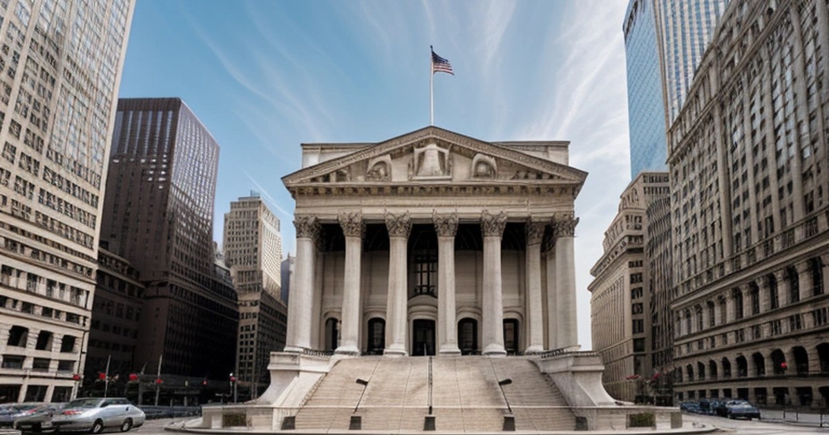 Wall Street borsa binası ve finans piyasalarını takip eden yatırımcılar