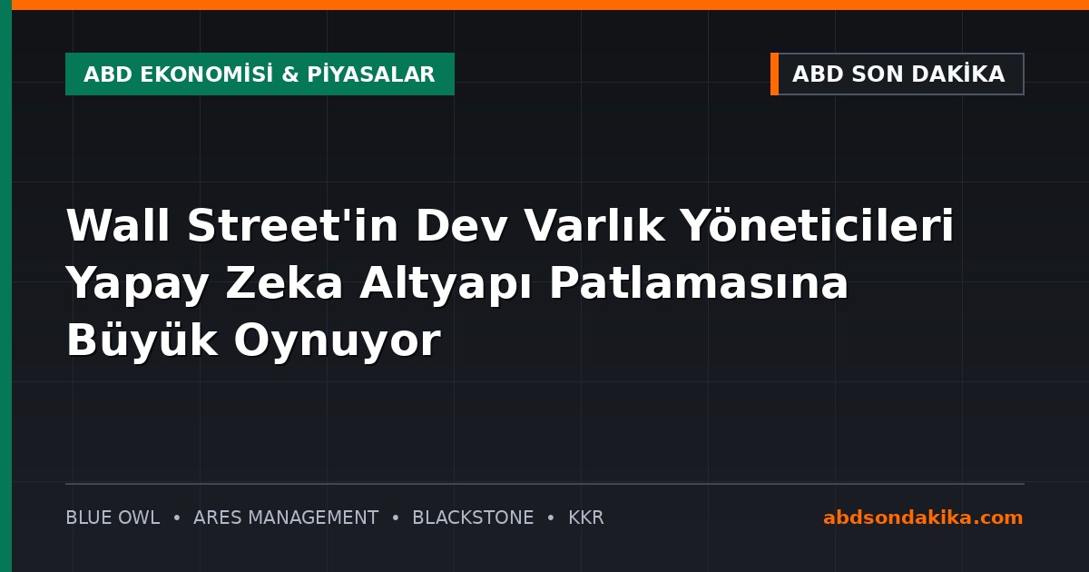 Wall Street borsası ve finans binaları